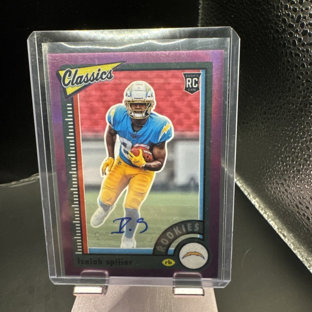 2022 Panini Classics Rookies 19/25 Isaiah Spiller #160 Rookie Auto RC‎